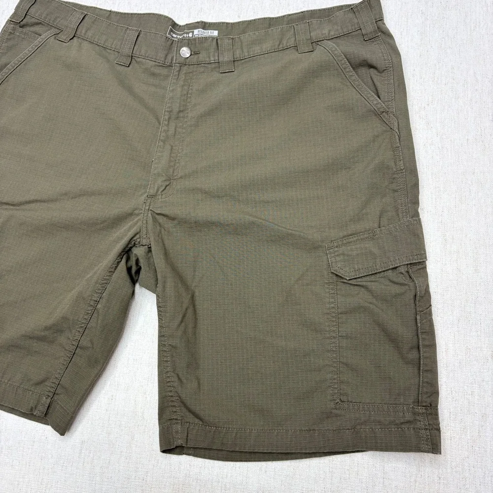 Carhartt Force Relaxed Fit Ripstop Cargo Work Shorts Mens 48 Olive Green 11